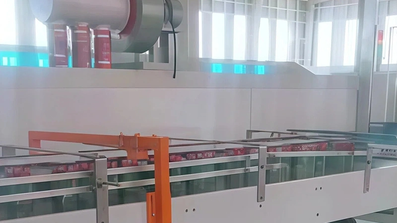 Transportador de enfriamiento por aire para cuerpos de lata utilizado en línea de latas para ketchup