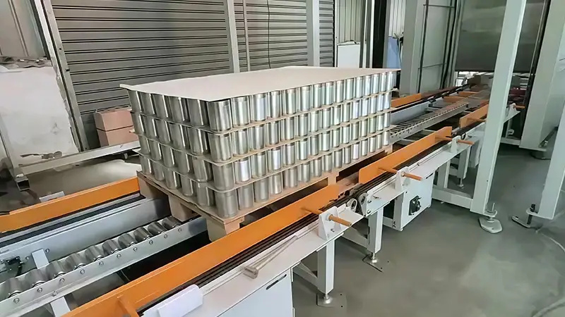 Despaletizador de latas vacías
