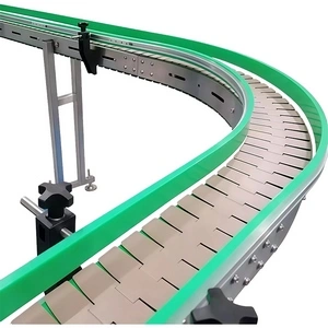 Transportador de placas de cadena de plástico
