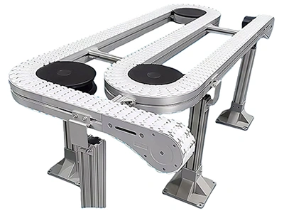 Transportador de cadena flexible