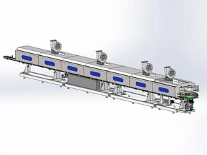 Horno de curado por inducción para cuerpos de lata