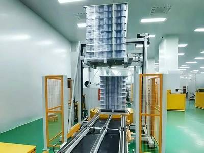 Máquina automática de apilado de palets (apilador de doble carga)