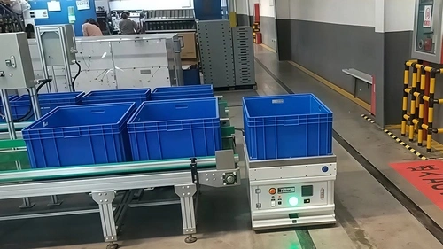 Carro de transferencia AGV (Vehículo de guiado automatizado)