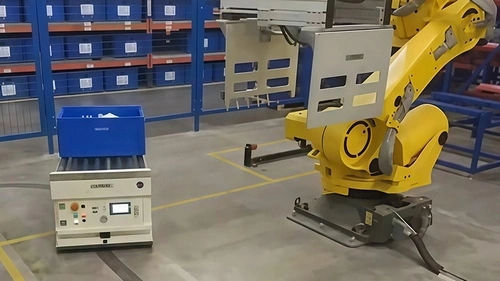 Carro de transferencia AGV (Vehículo de guiado automatizado)