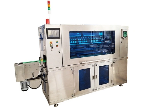 Alimentador automático de tapas de latas (con desenrollado automático)